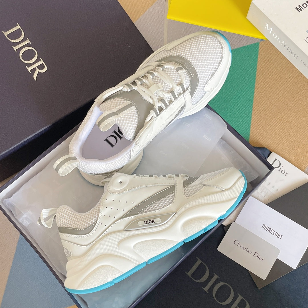 Dior B22 White/Cyan
