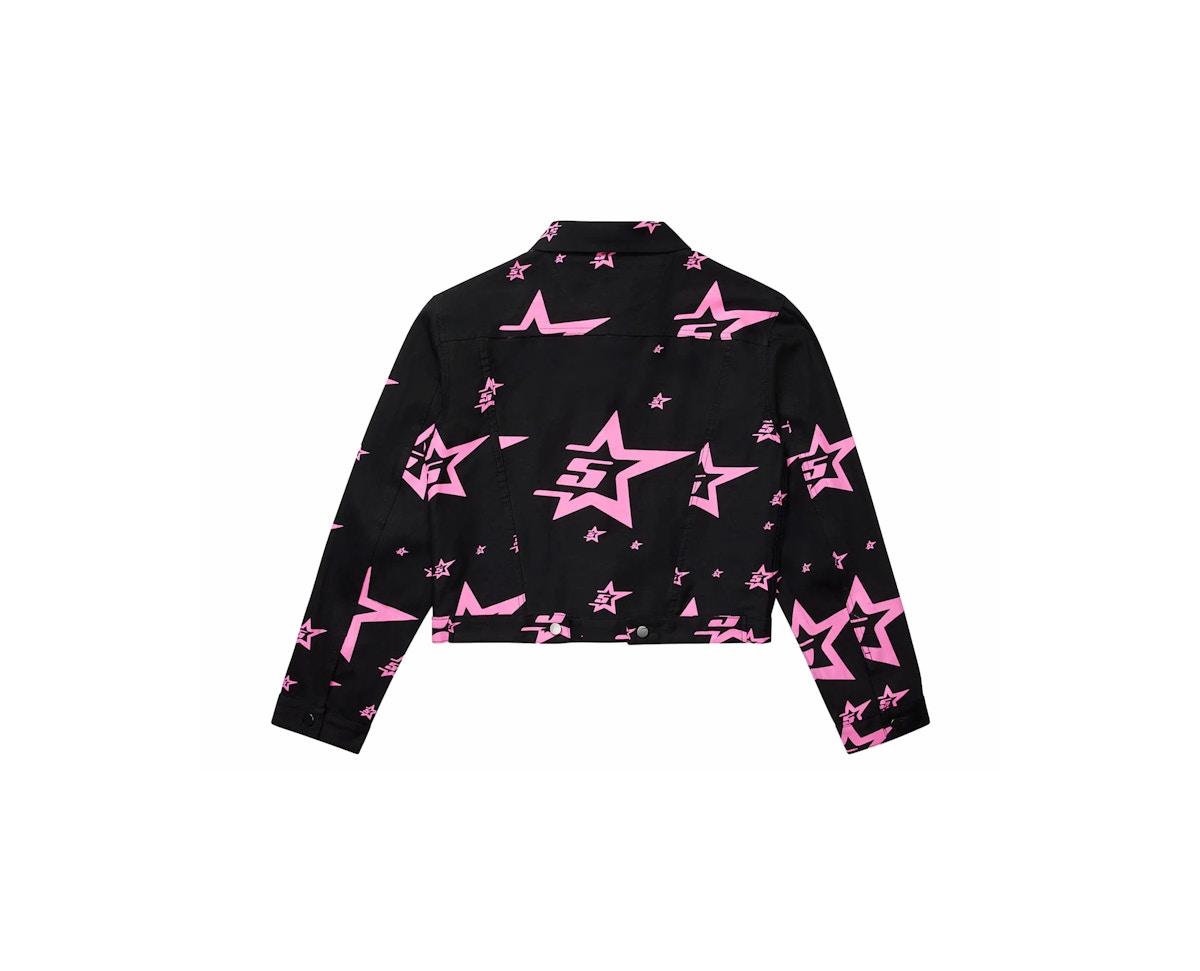 Sp5der 5Star Denim Jacket - (PINK)