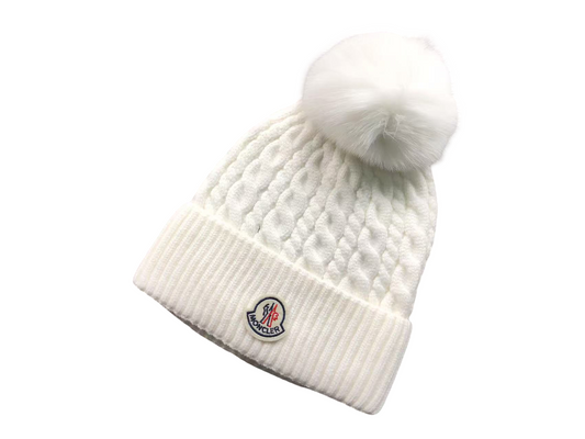 Moncler Pom-pom Beanie - (WHITE)