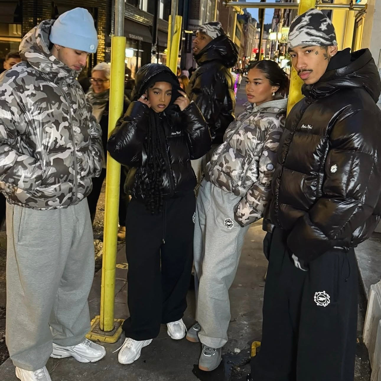 Broken Planet Down Jacket Camo