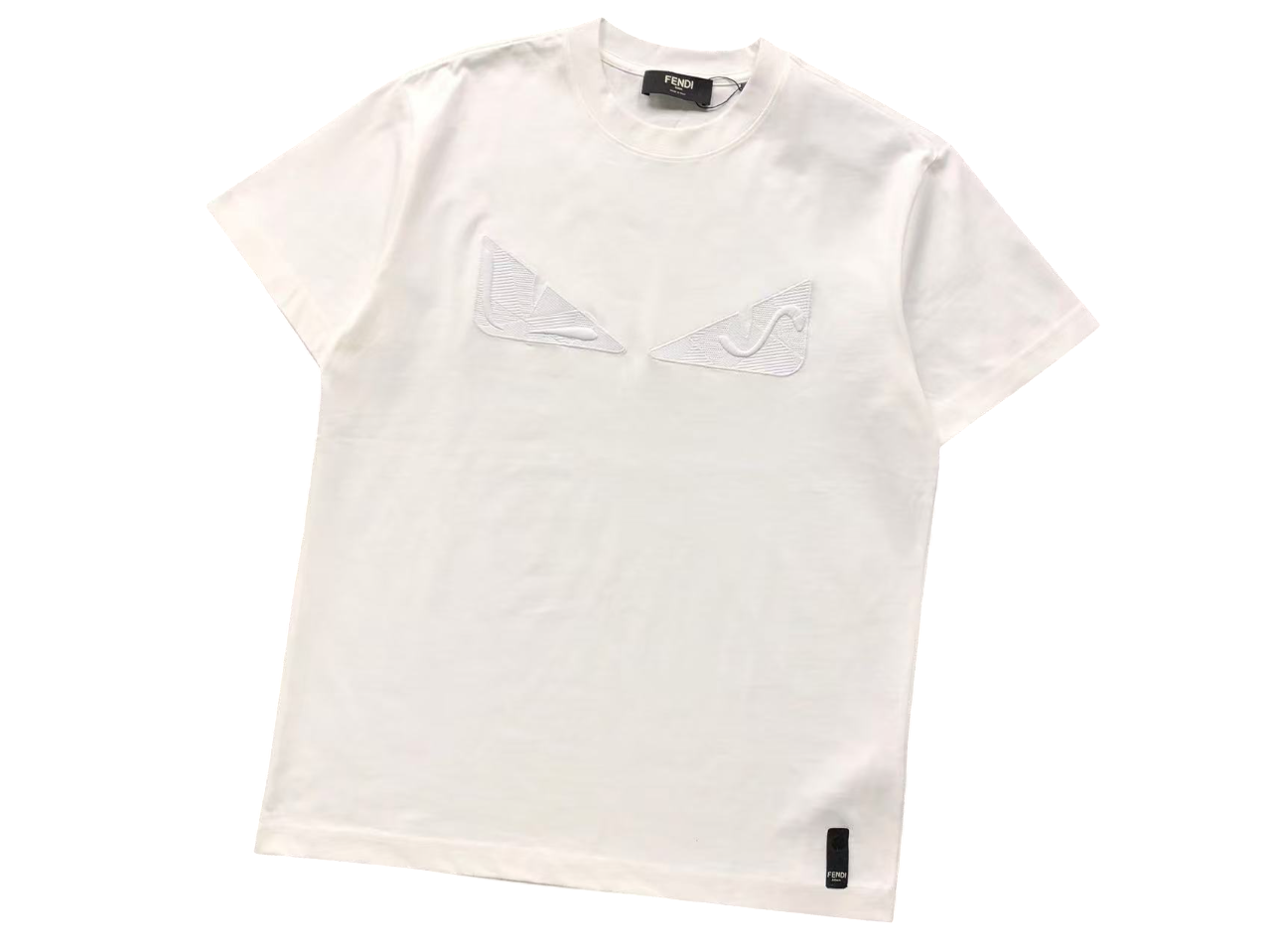 Fendi Mosaic Tee - (WHITE)