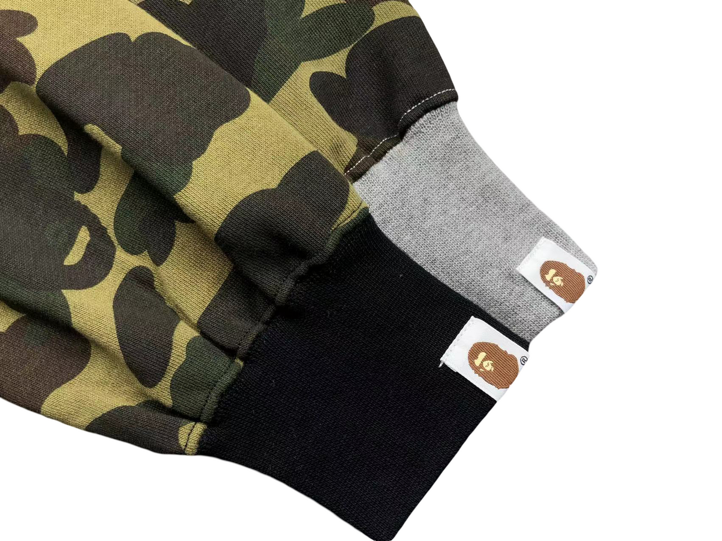 BAPE 1st Camo Shark Full Zip Hoodie - (GREY)