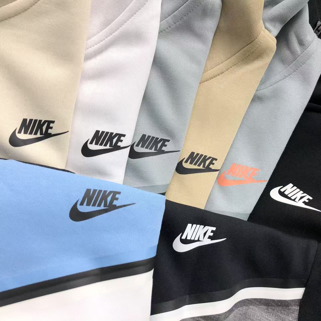 Nike Tech Fleece 2024 Zip Hoodie - (GREY/WHITE)