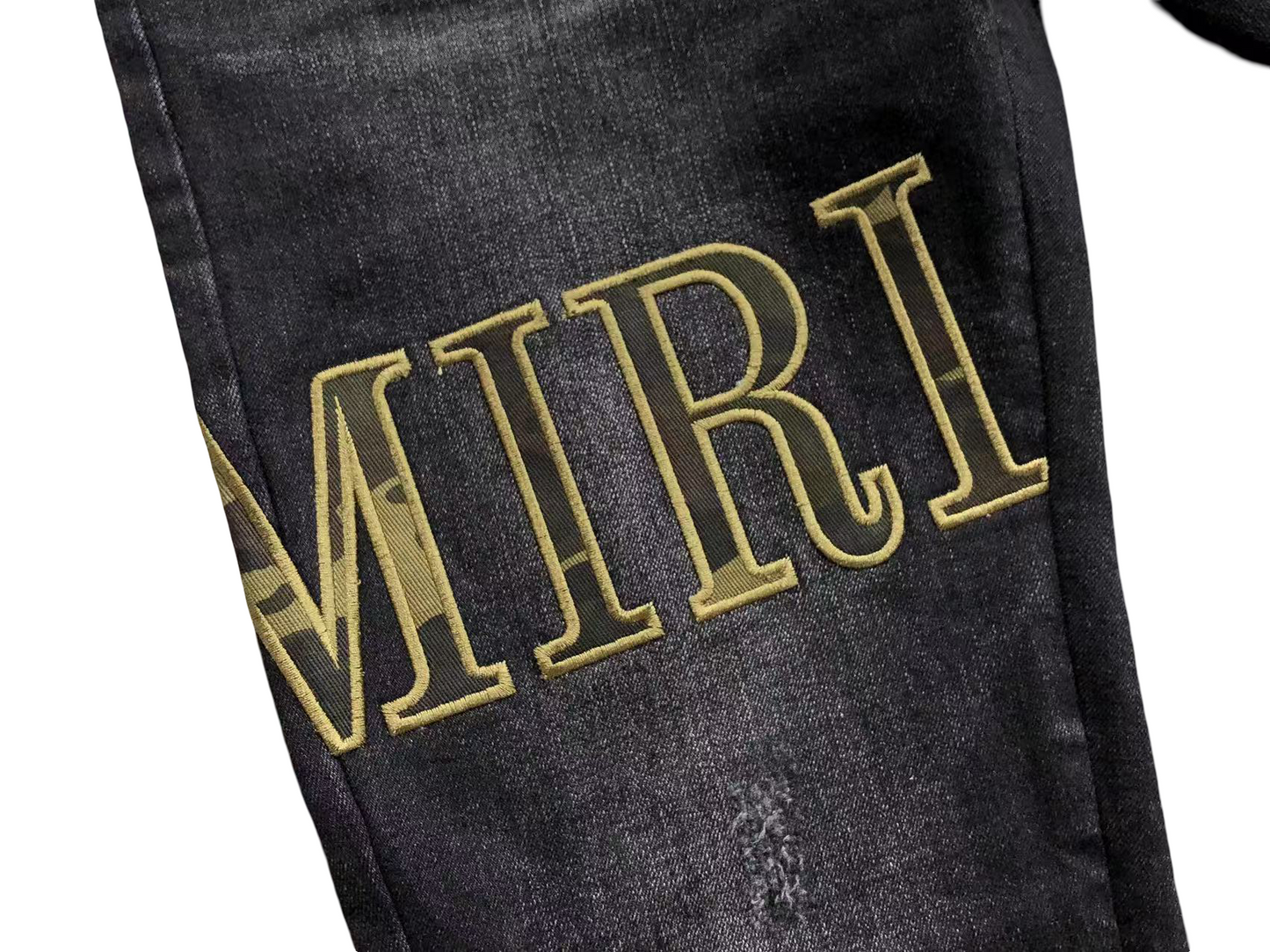 AMIRI Camo Jeans - (BLACK)