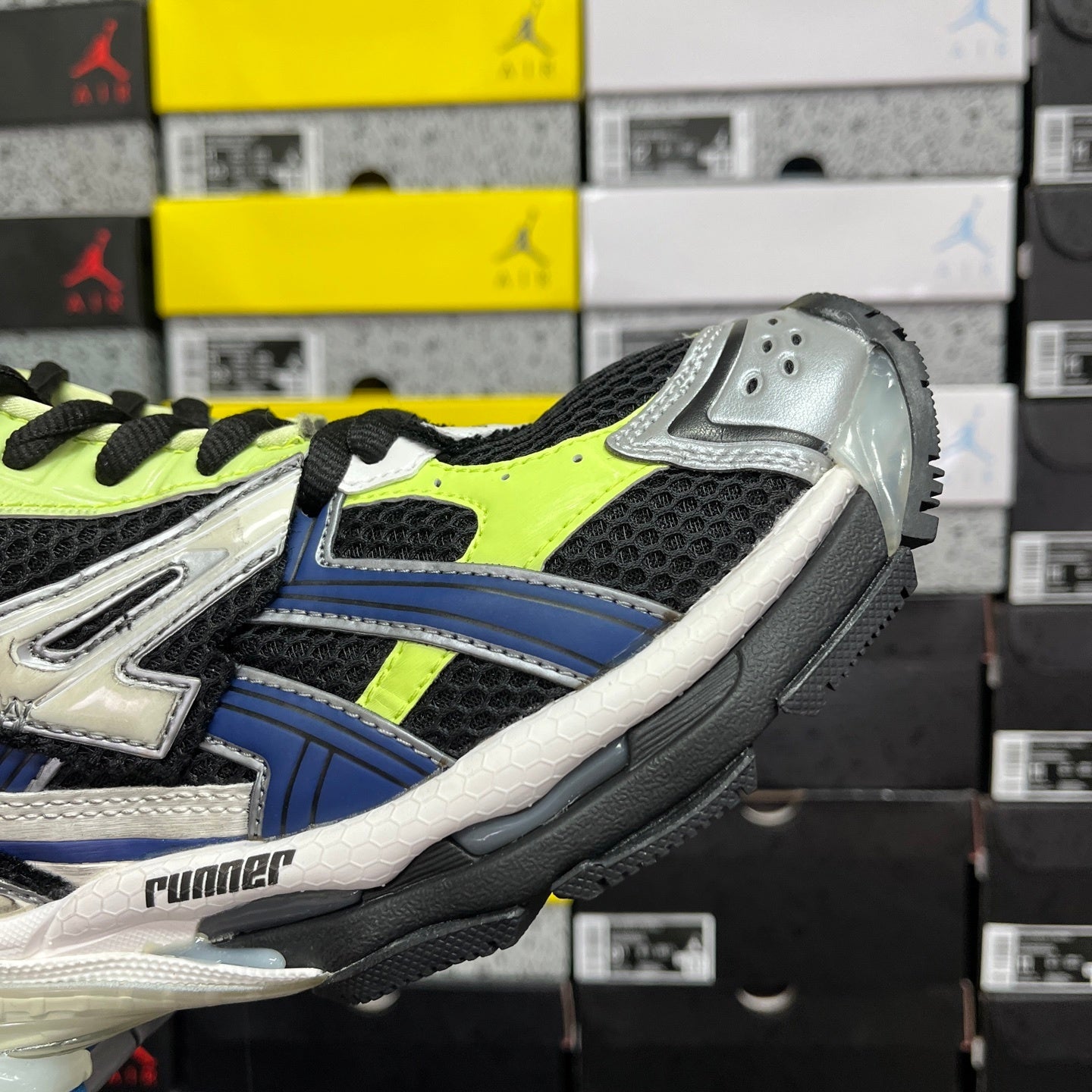 Balenciaga Runner 7.0 - (BLACK GREEN NAVY)