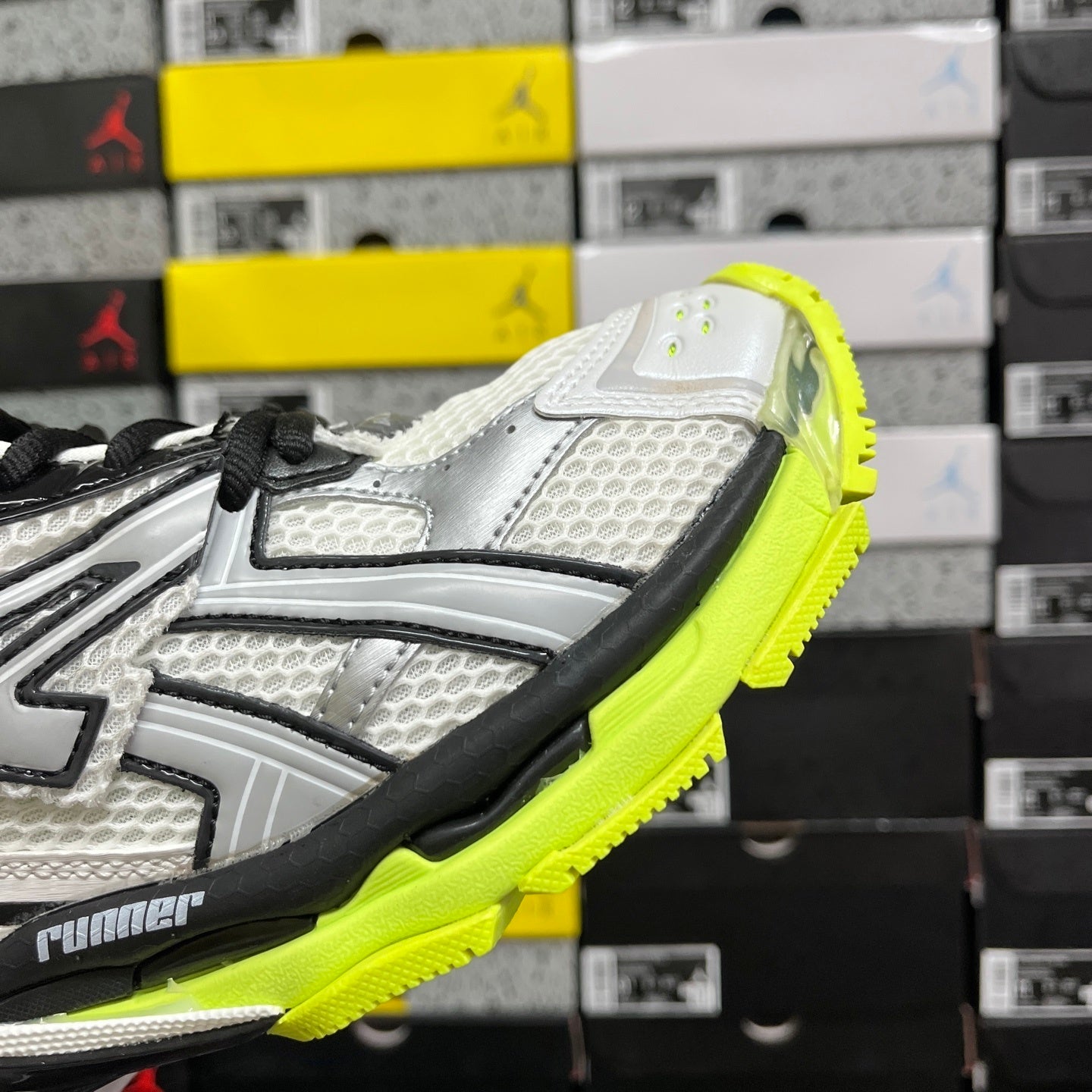 Balenciaga Runner 7.0 Grey Black Neon