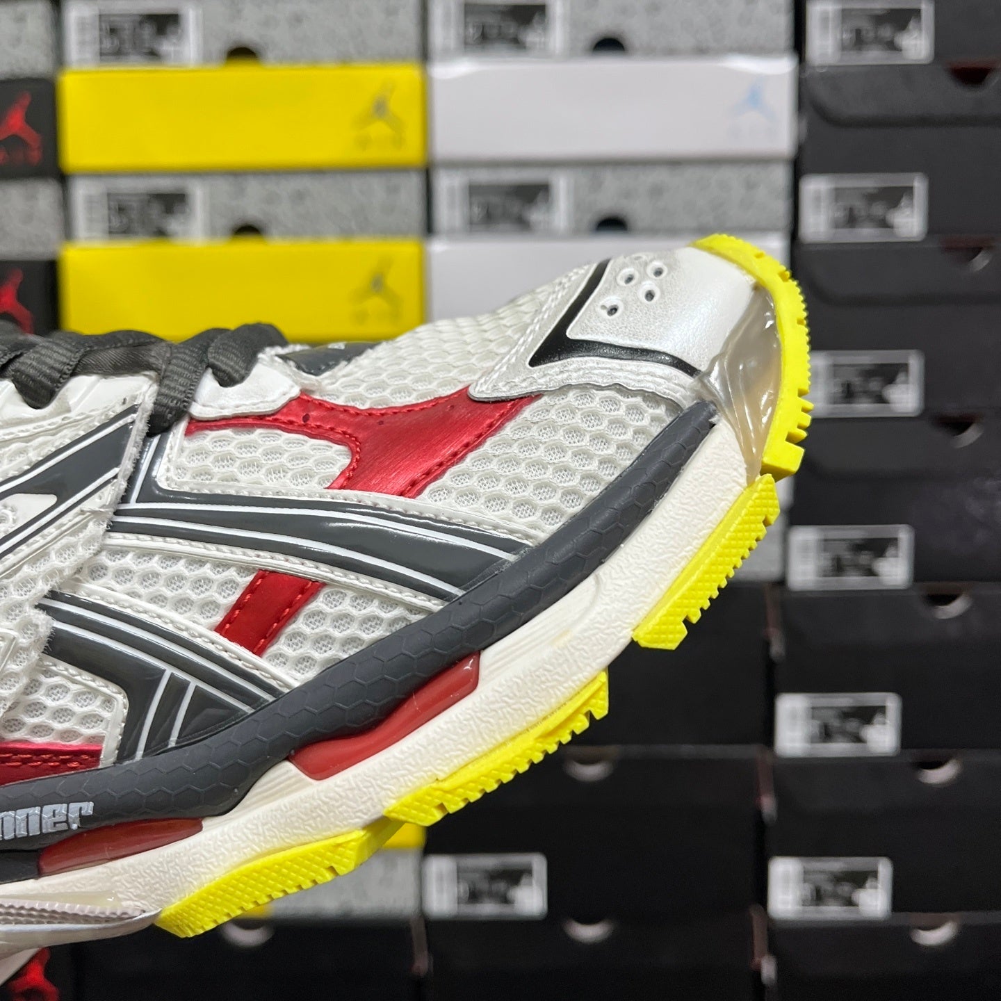 Balenciaga Runner 7.0 White Red Black