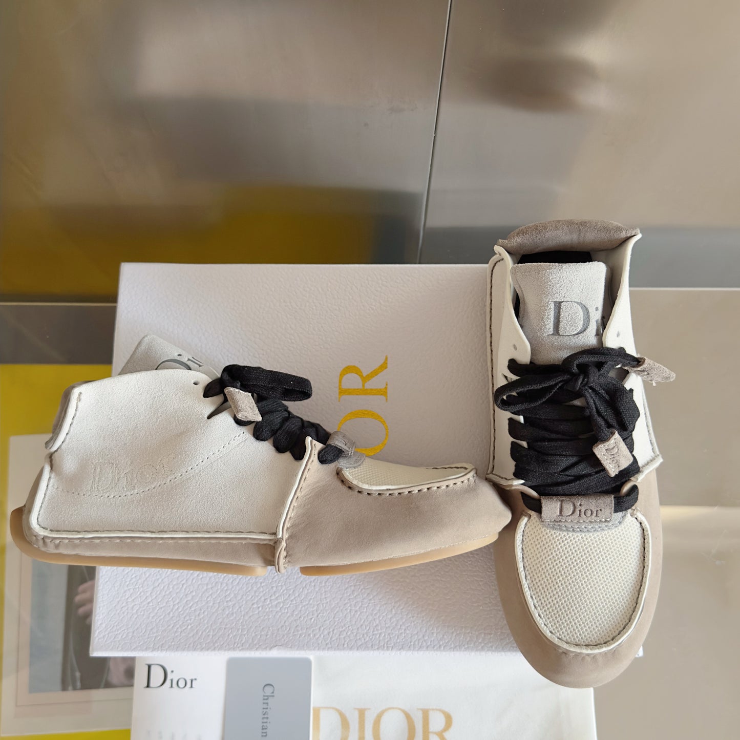 Dior Roadie White Black