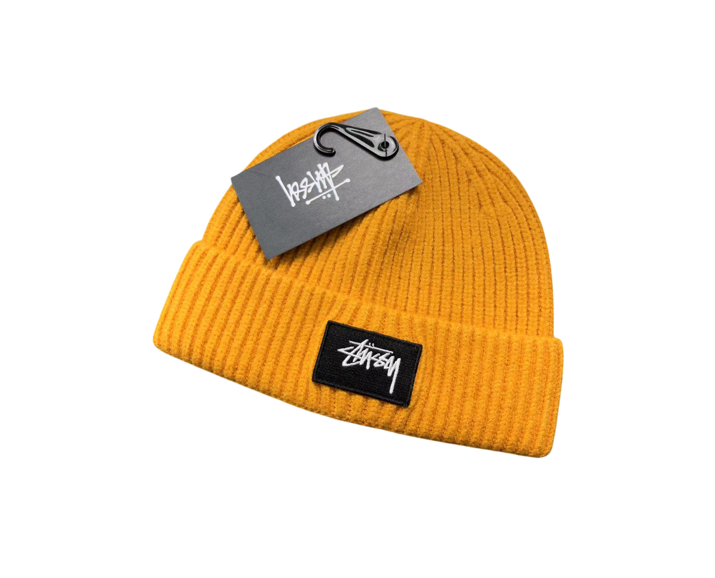 Stussy Logo Beanie - (YELLOW)