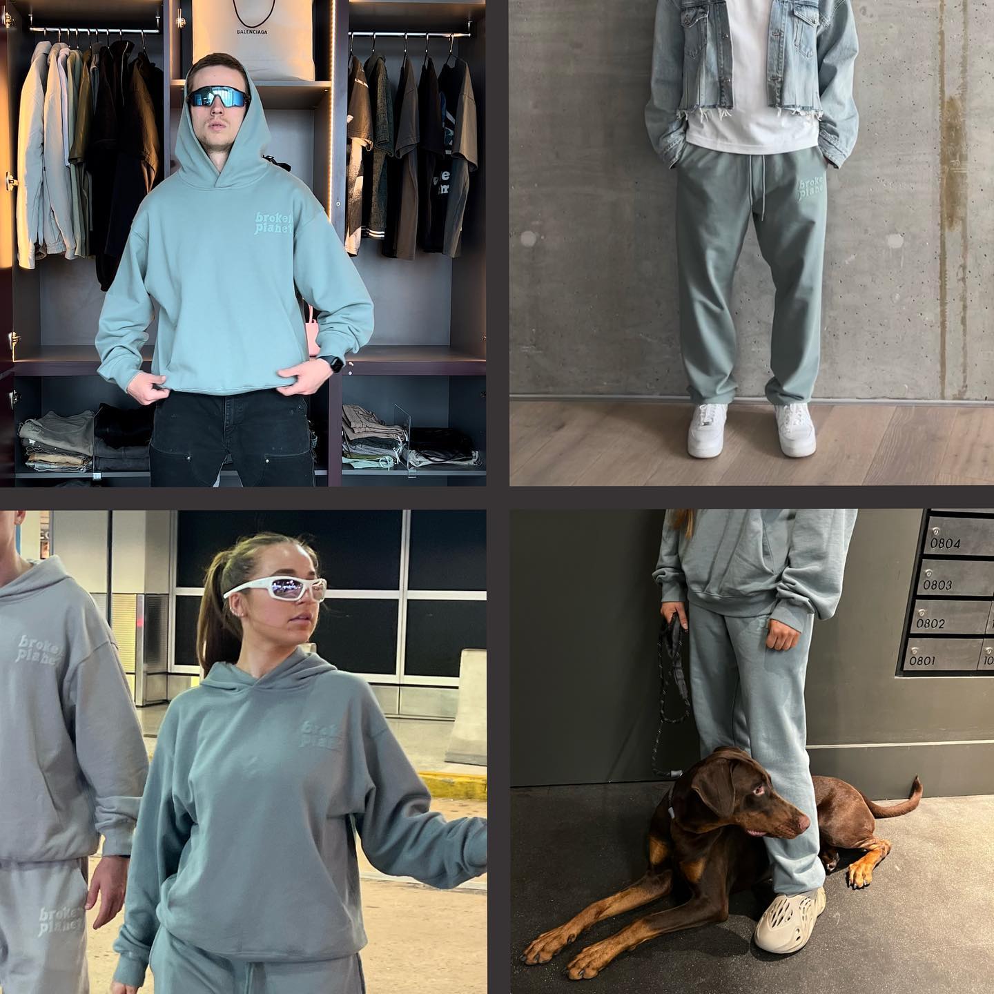 Broken Planet Basic Jogging - (KYANITE BLUE)