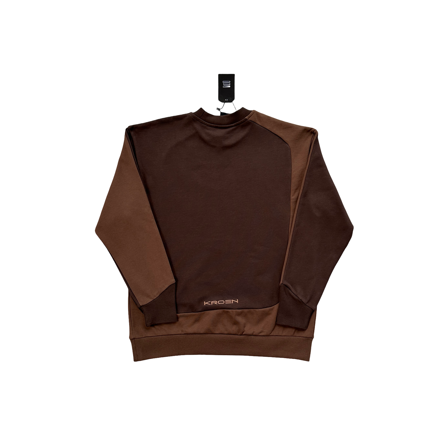 Kroen Patchwork Crewneck - (BROWN)