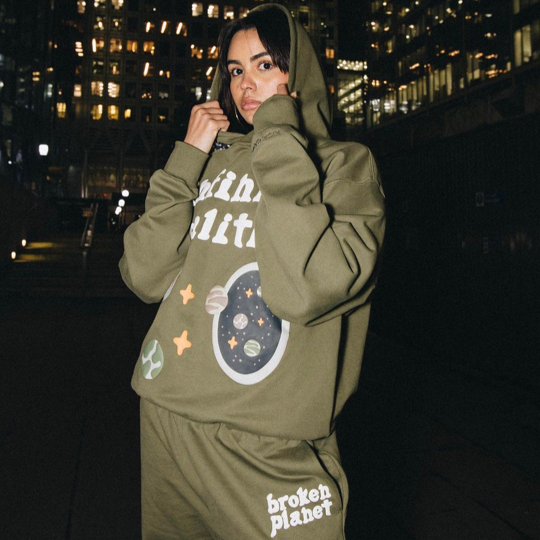 Broken Planet Classic Jogging - (KHAKI GREEN)