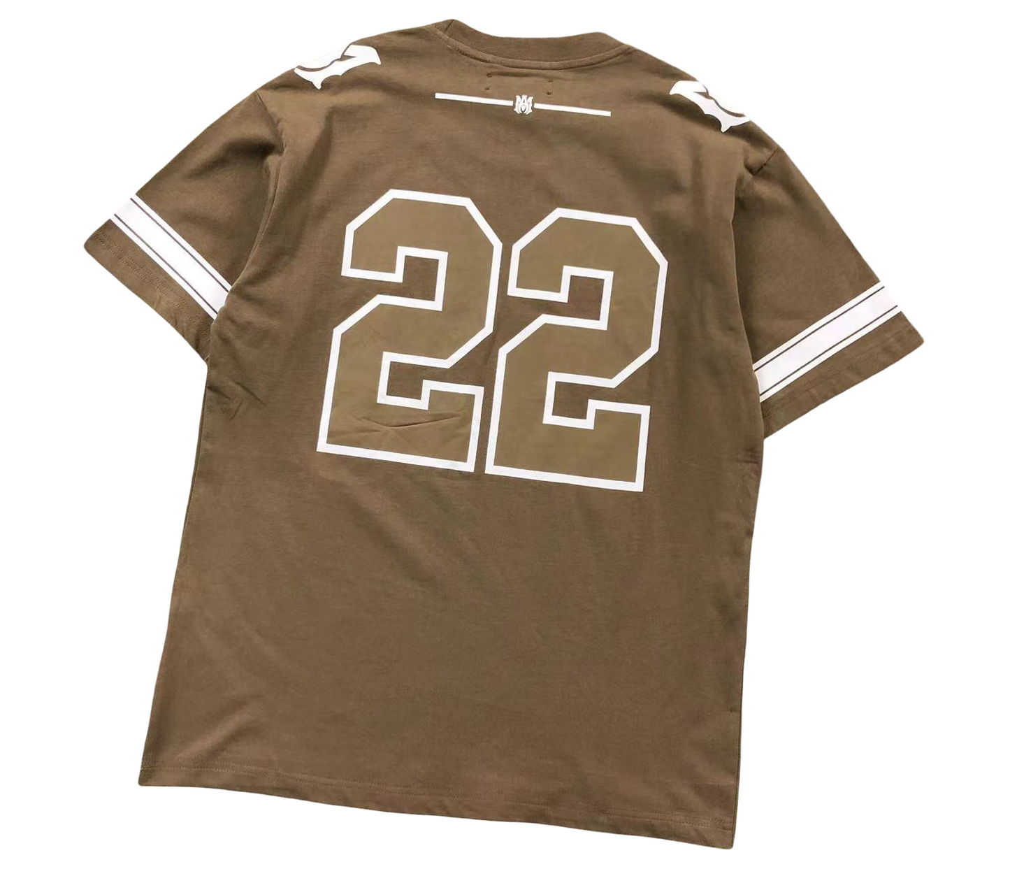 AMIRI Football 22 Tee - (BROWN)