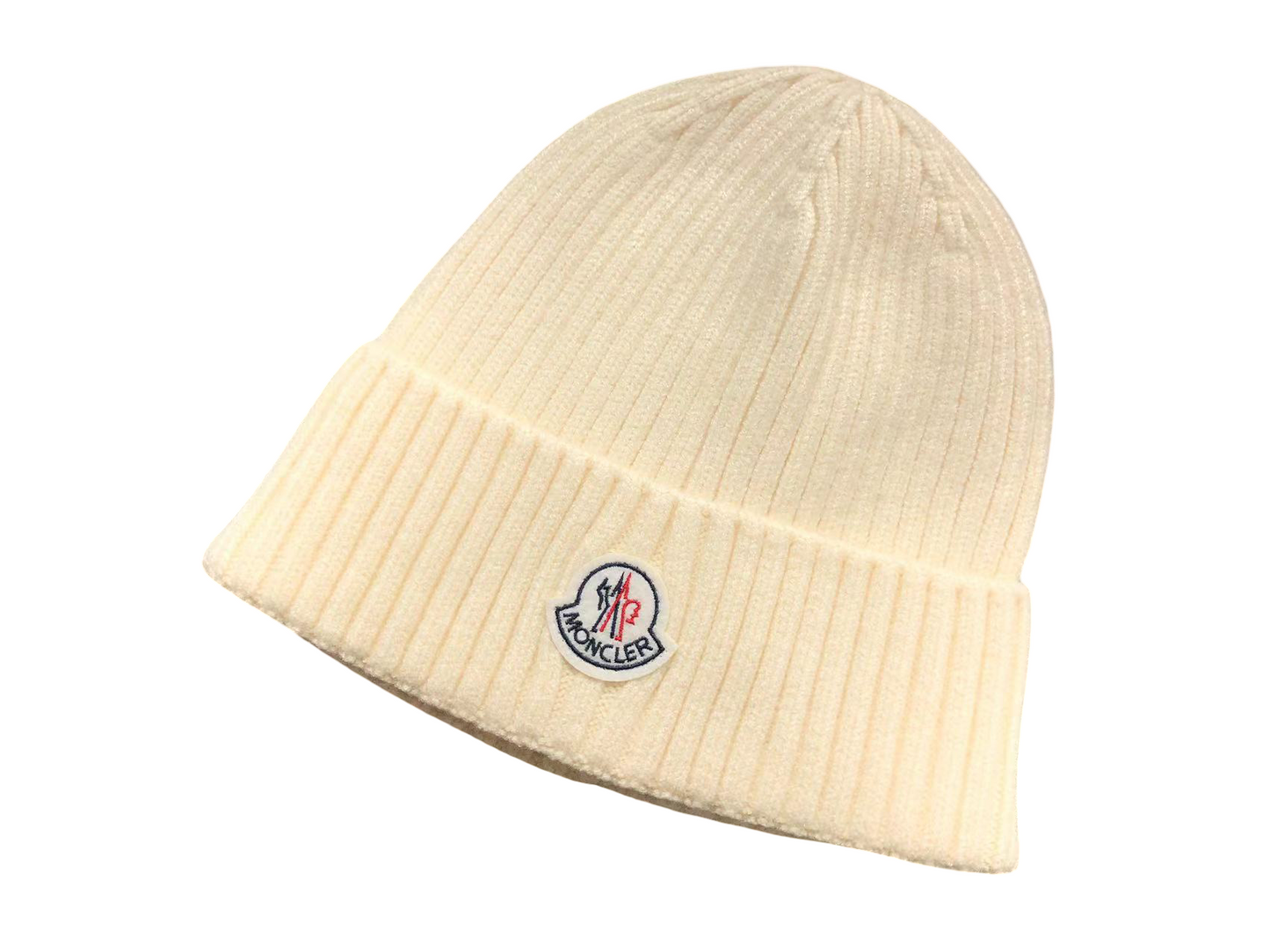 Moncler Wool Beanie - (CREAM)