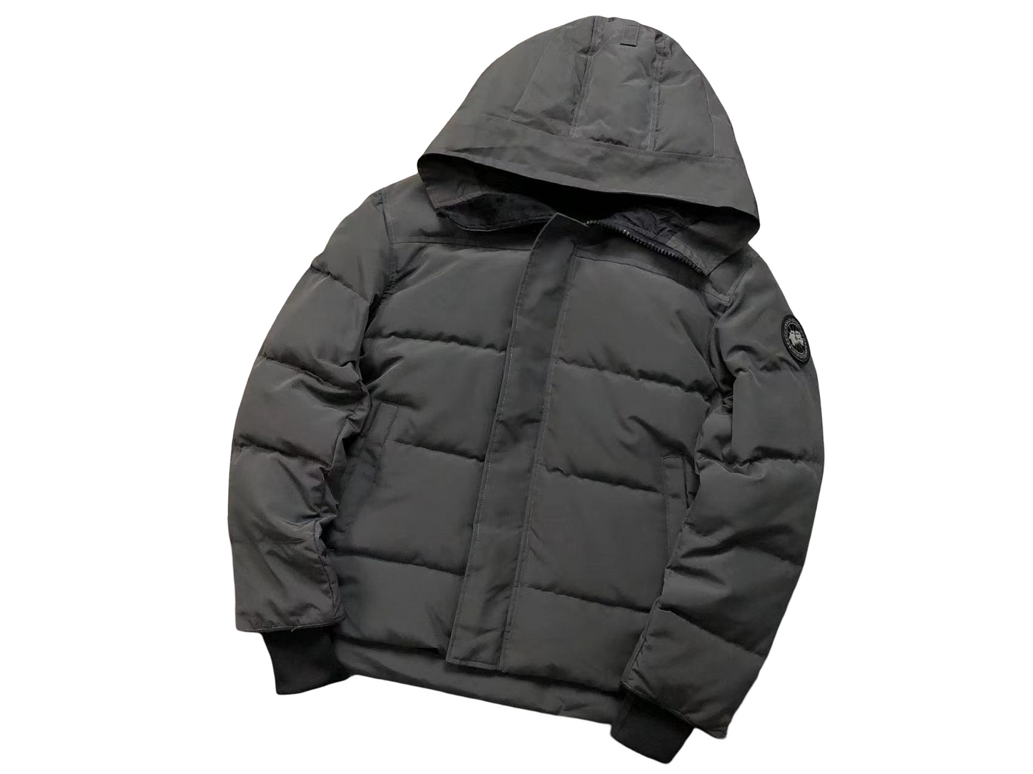 Canada Goose MacMillan Parka - (GREY/BLACK)