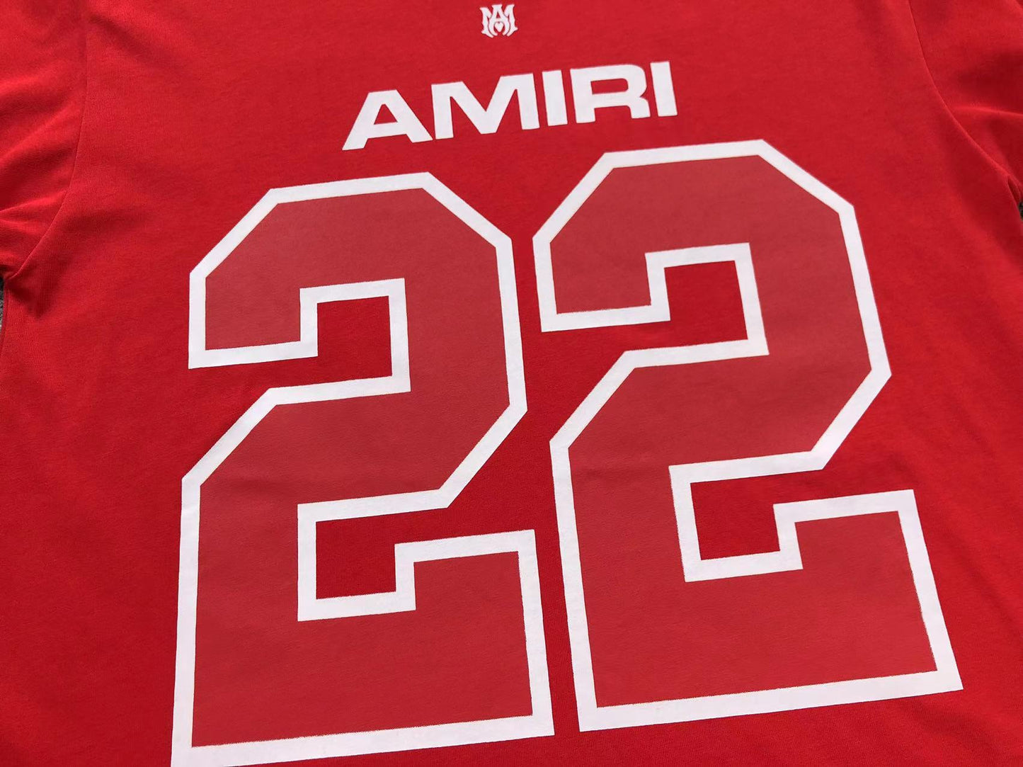AMIRI Football 22 Tee - (RED)
