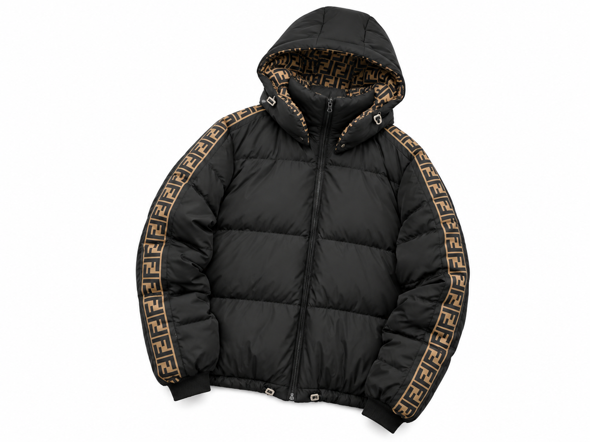 Fendi Reversible Puffer Jacket Black