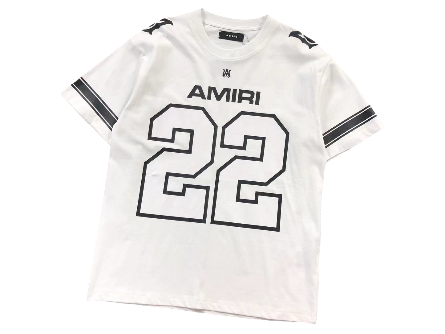 AMIRI Football 22 Tee - (WHITE)