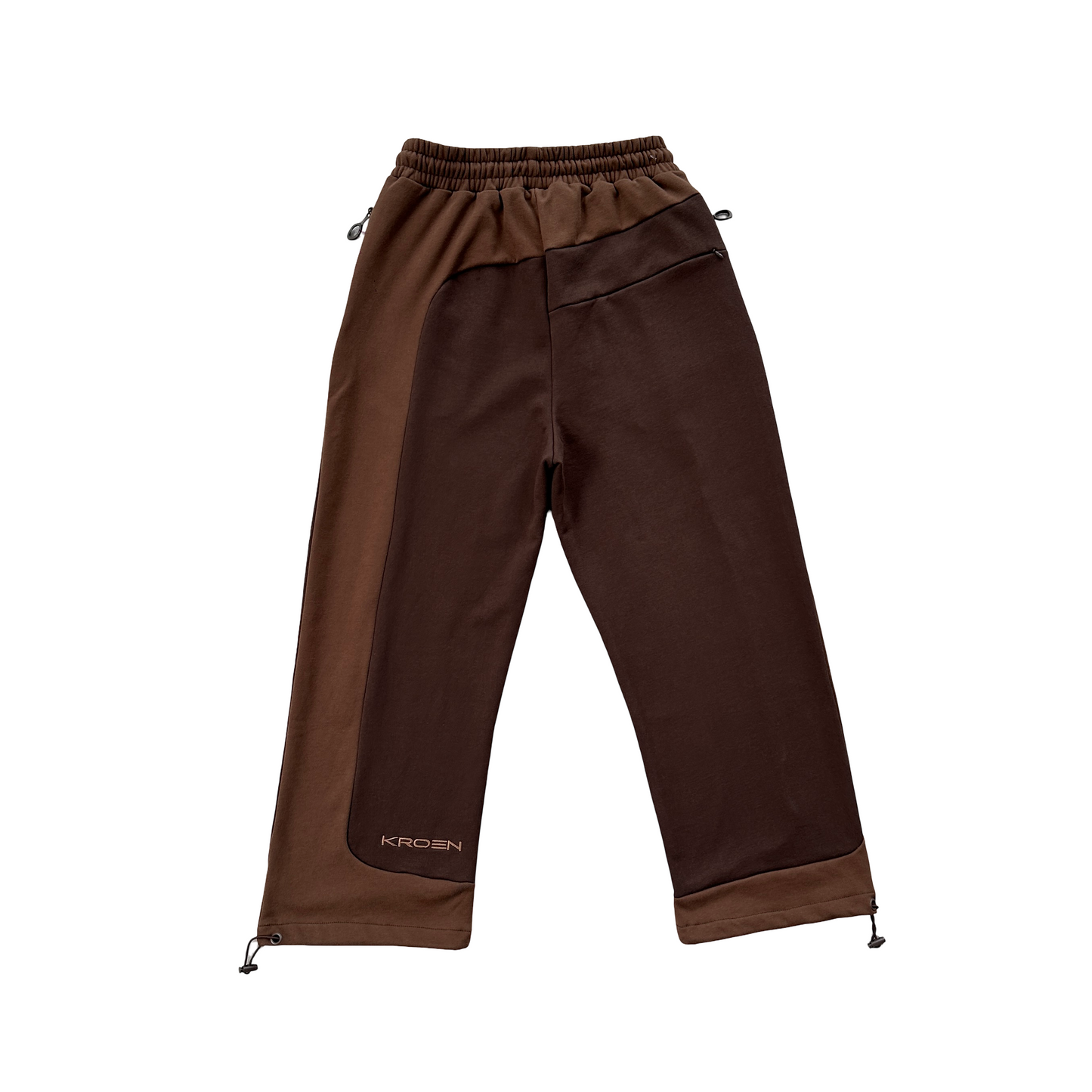 Kroen Patchwork Jogging - (BROWN)