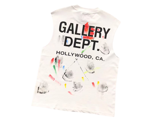 GALLERY DEPT. Painted Sleeveless - (WHITE)