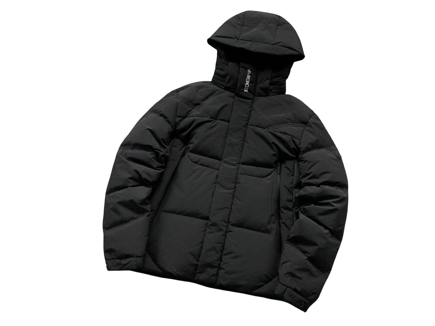 Moncler Technical Down Jacket - (BLACK)
