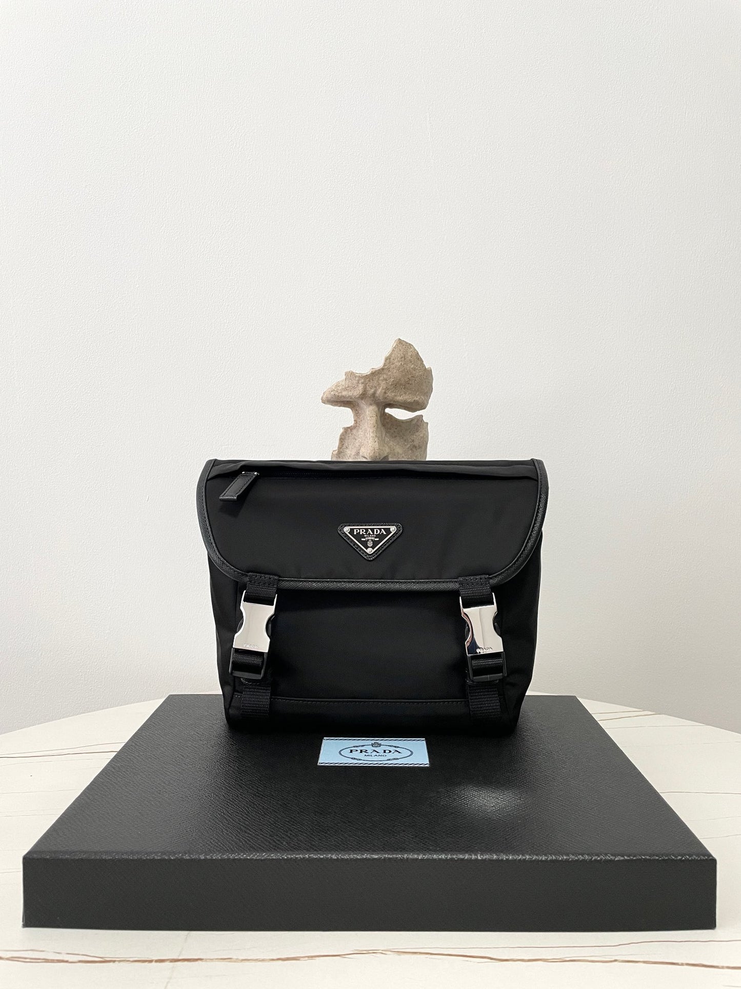 Prada Re-nylon And Saffiano Leather Bag