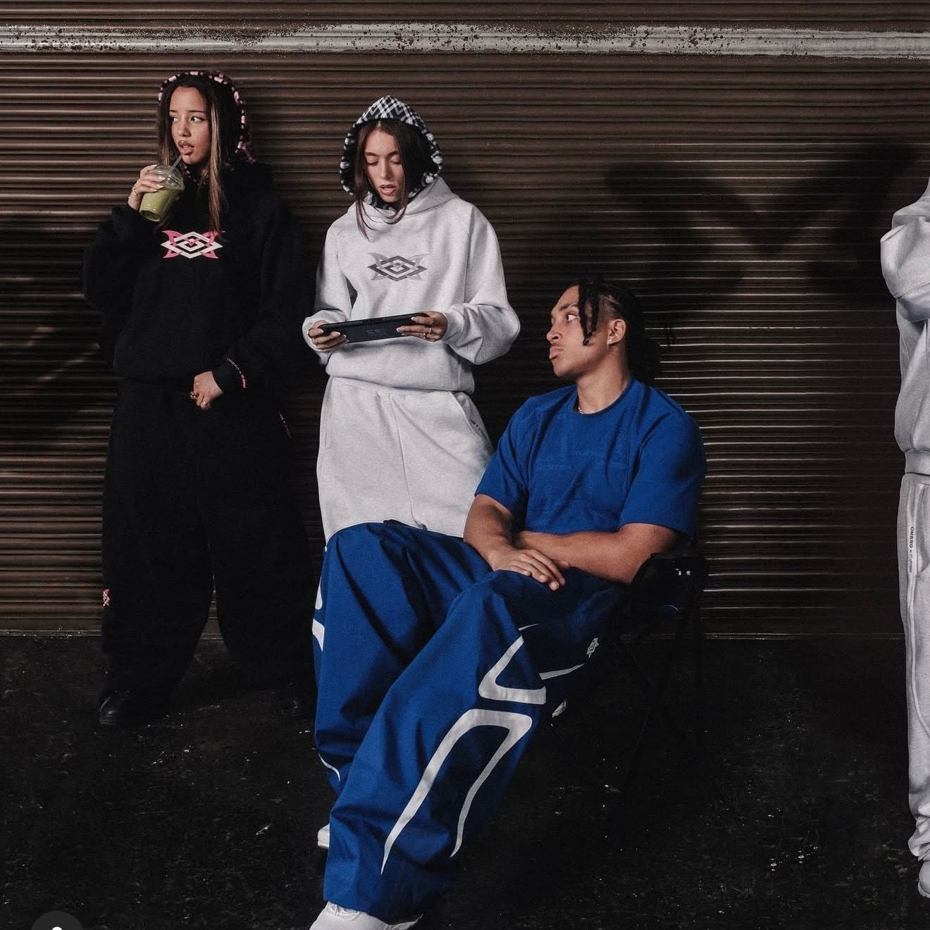 Mertra x Umbro Warm Up Hoodie - (GREY)