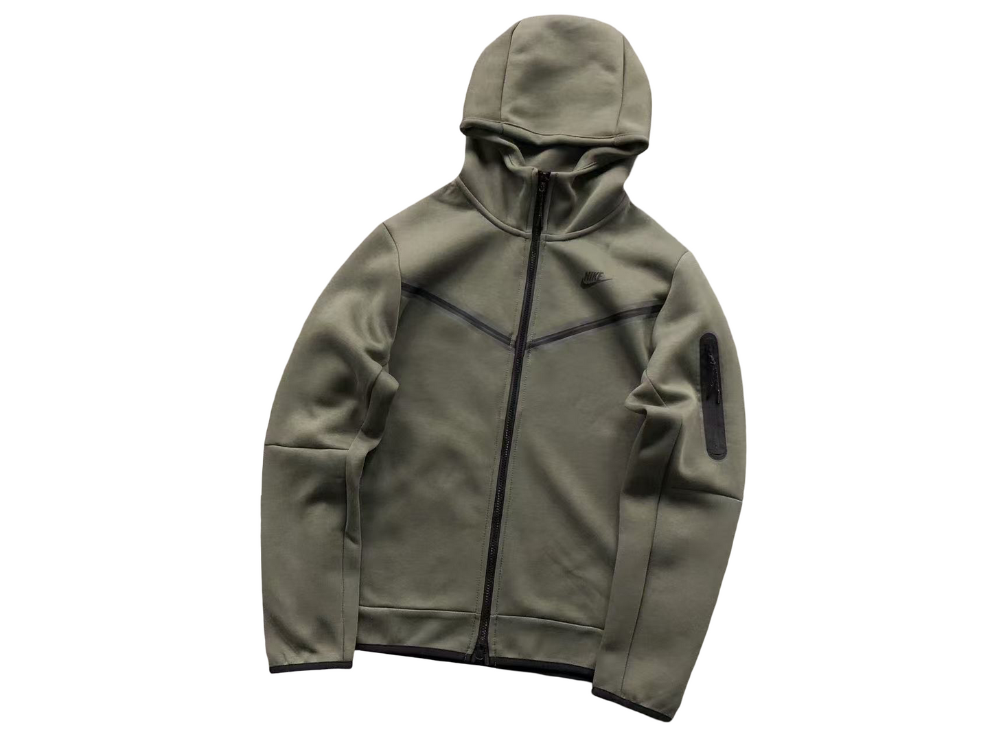 Nike Tech Fleece 2024 Zip Hoodie - (KHAKI)