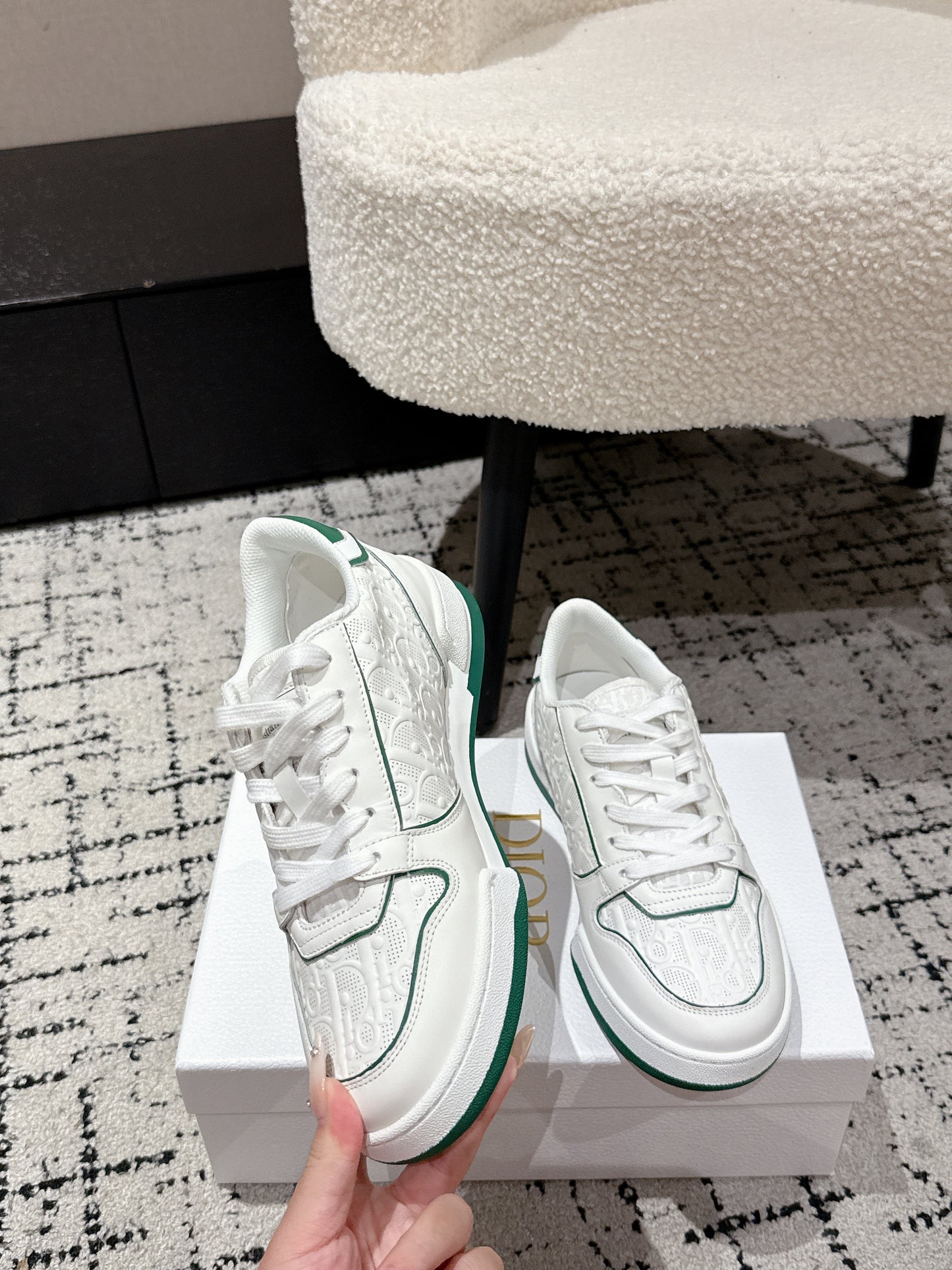 Dior One White Green