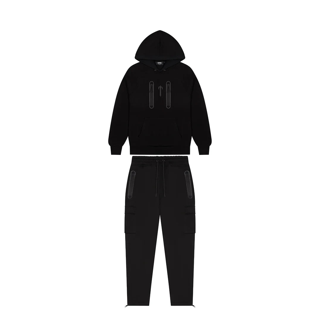 Trapstar Irongate T Tech Zip Tracksuit - (BLACK)