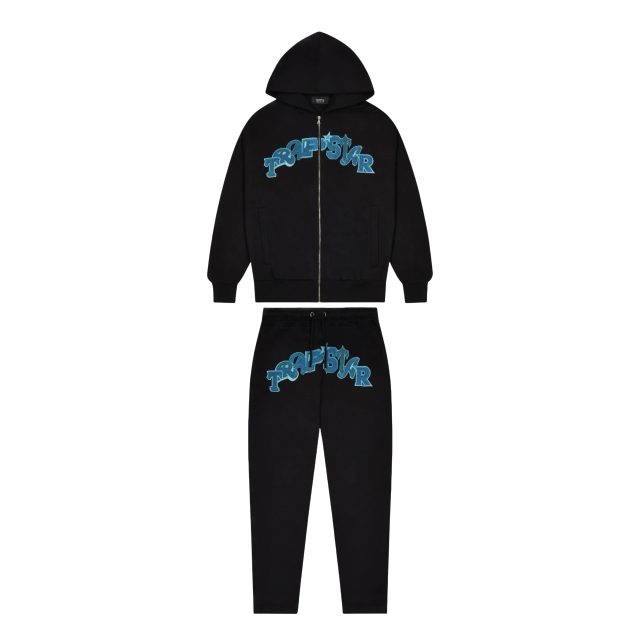 Trapstar Wildcard Tracksuit - (BLACK/TEAL)