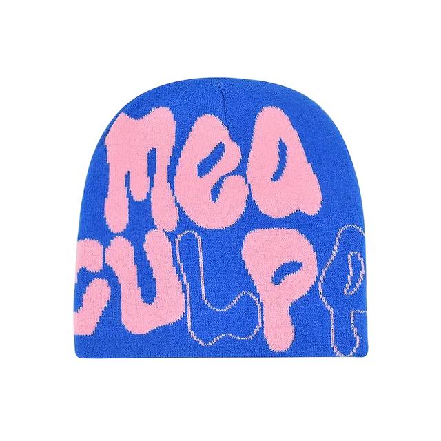 Mea Culpa Beanie - (BLUE/PINK)