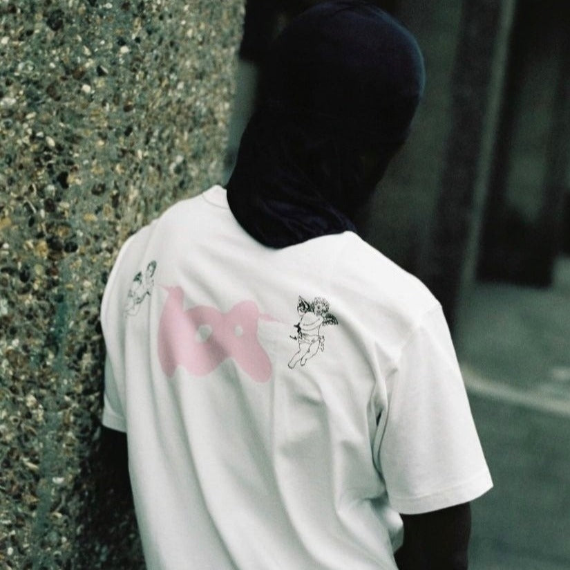 IDA Love Tee - (WHITE/PINK)