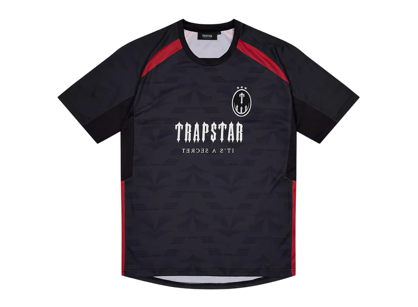 Trapstar Monogram Jersey - (BLACK/RED)