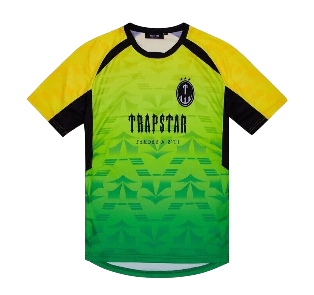 Trapstar Monogram Jersey Carnival Edition - (GREEN/YELLOW/BLACK)