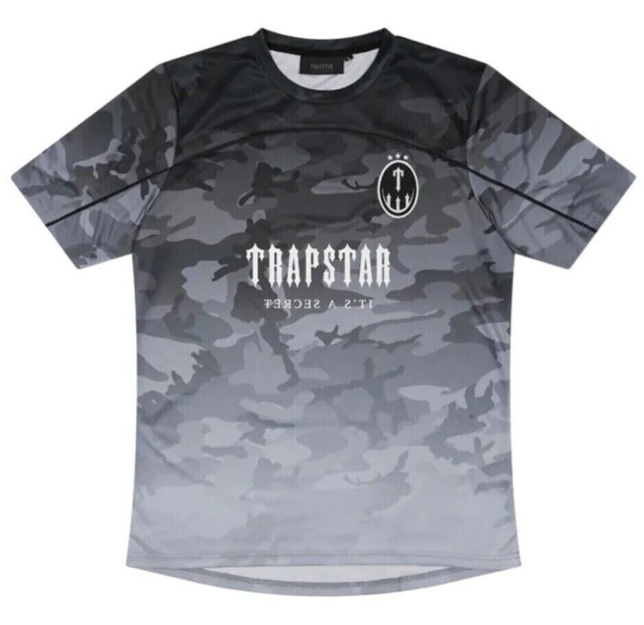 Trapstar Monogram Jersey - (BLACK CAMO