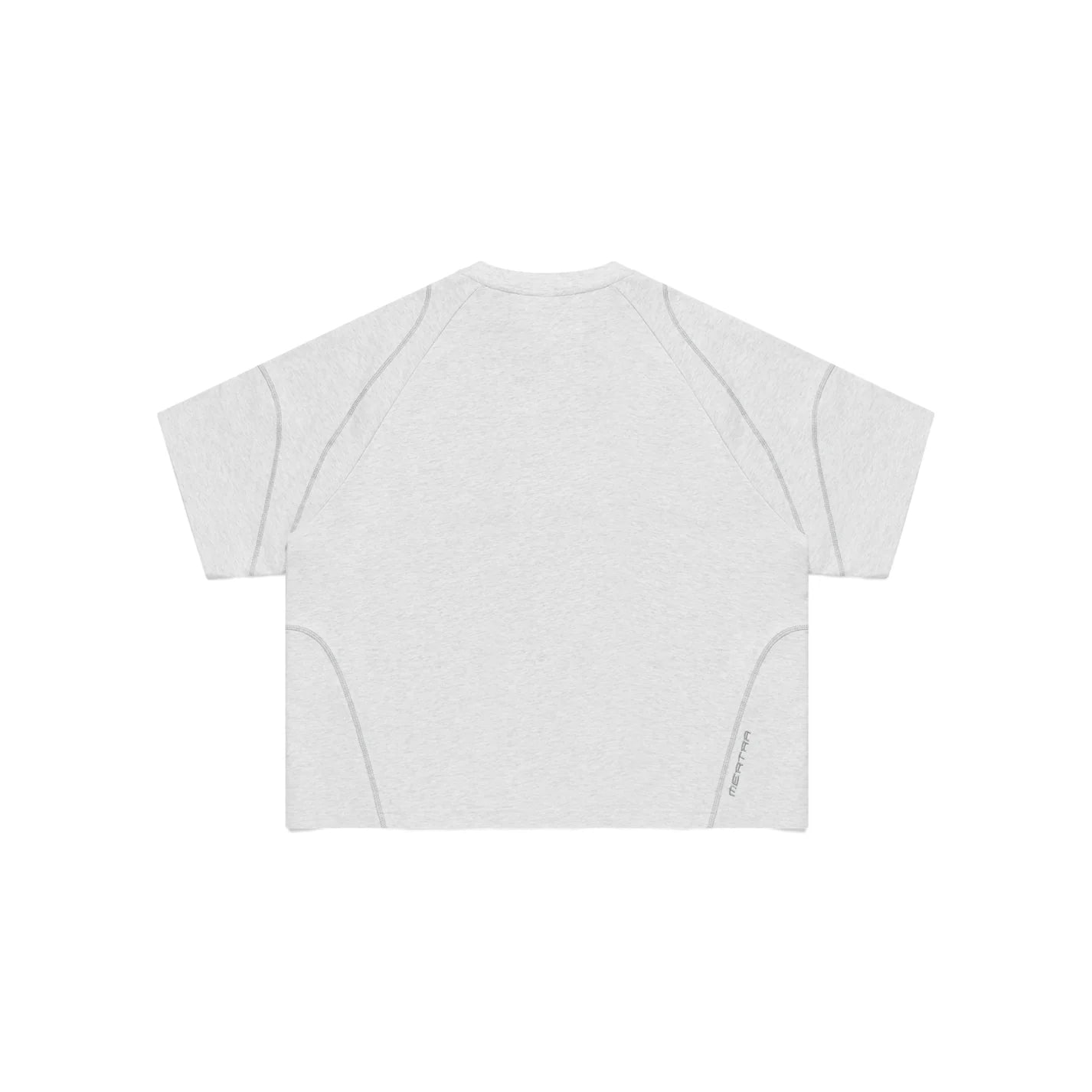 Mertra Overlock Stitch Tee - (GREY)