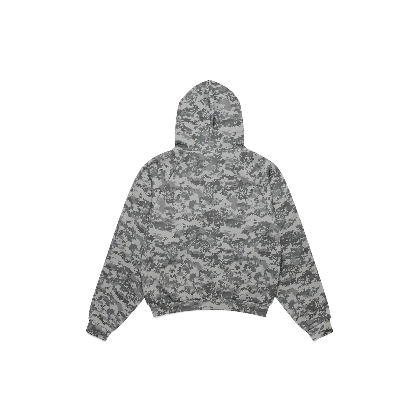 Mertra Glitch Zip Hoodie - (CAMO)