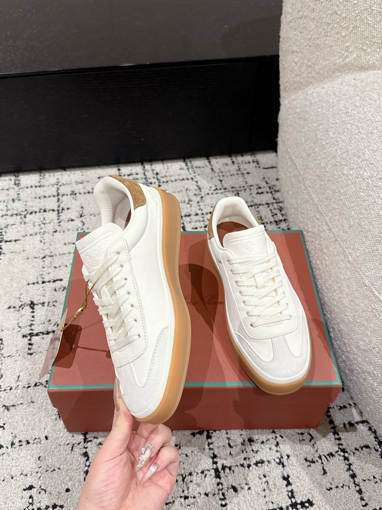 Loro Piana Tennis Walk Pale Ivory