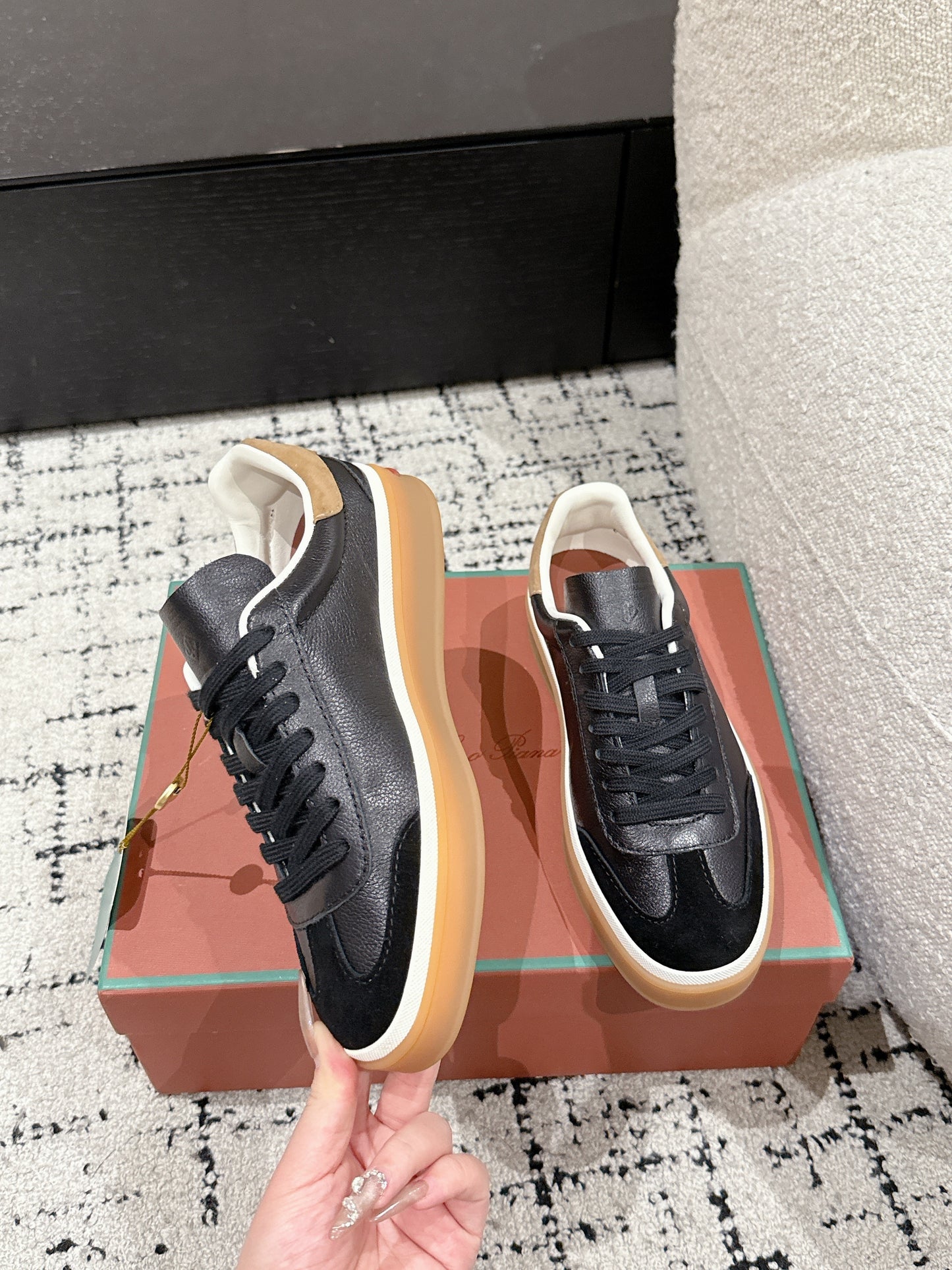 Loro Piana Tennis Walk Black