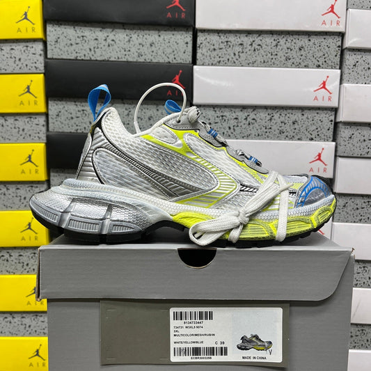 Balenciaga 3XL Grey Yellow Blue