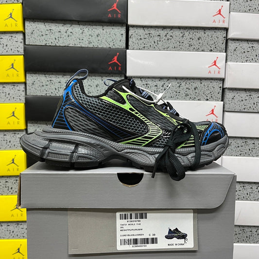 Balenciaga 3XL Dark Grey Blue Green