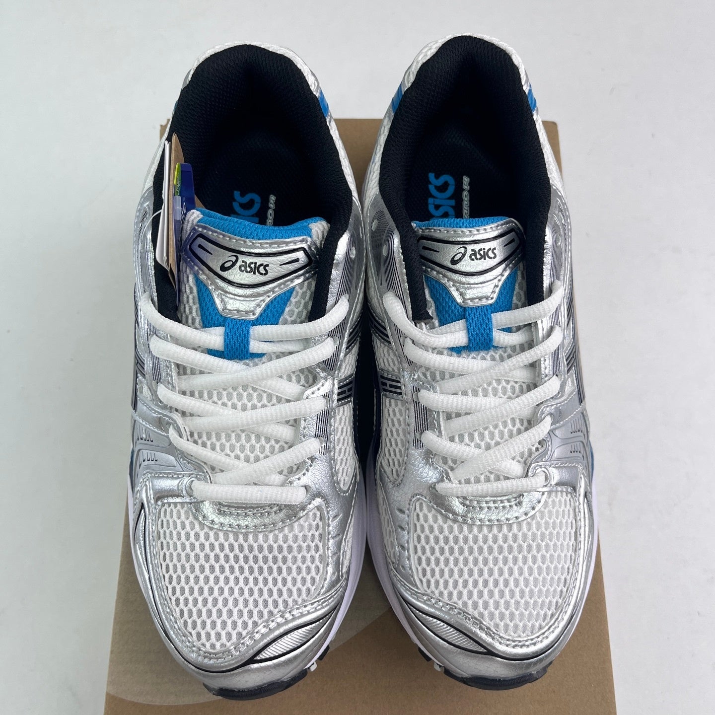Asics Gel-Kayano 14 White Aizuri Blue