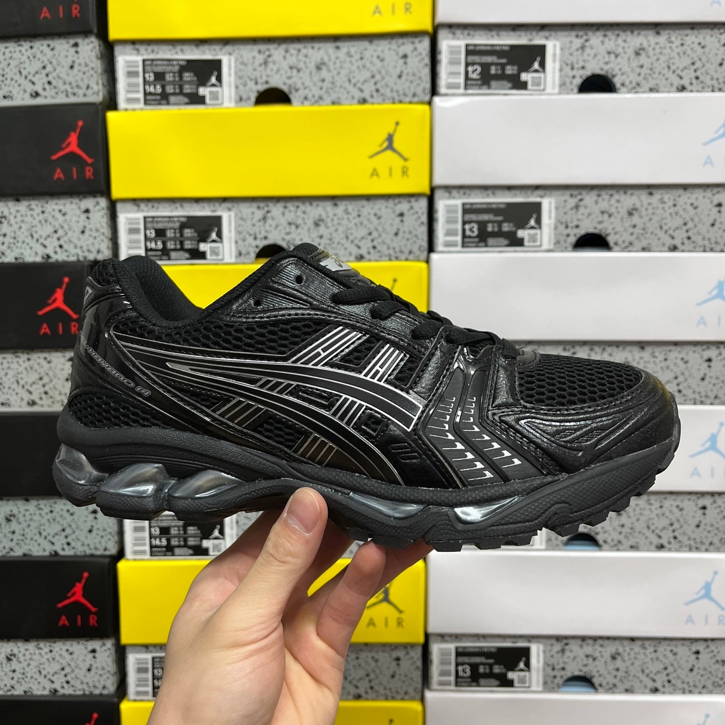 Asics Gel-Kayano 14 Black Pure Silver