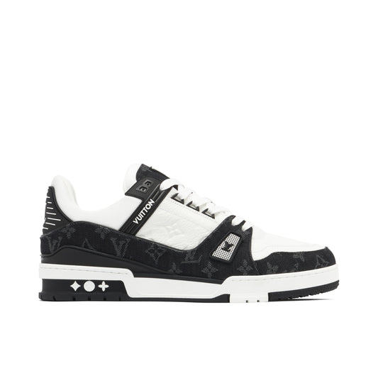 LV Trainer Denim Monogram - (WHITE/BLACK)