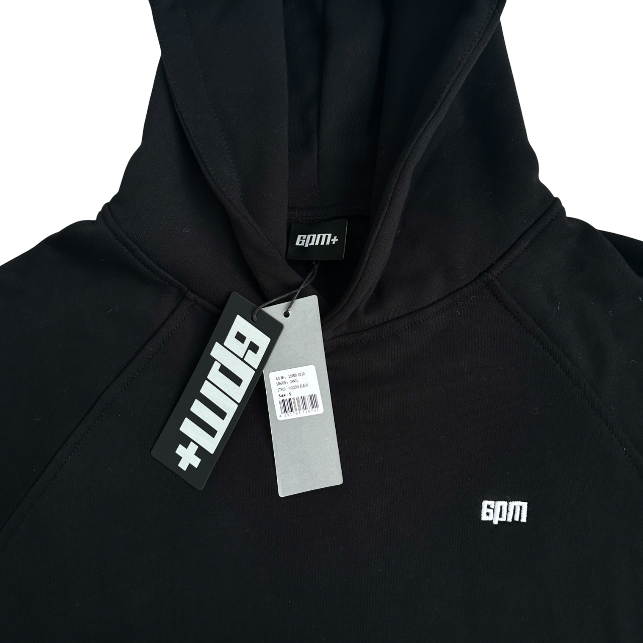 6PM Basic Hoodie - (BLACK)