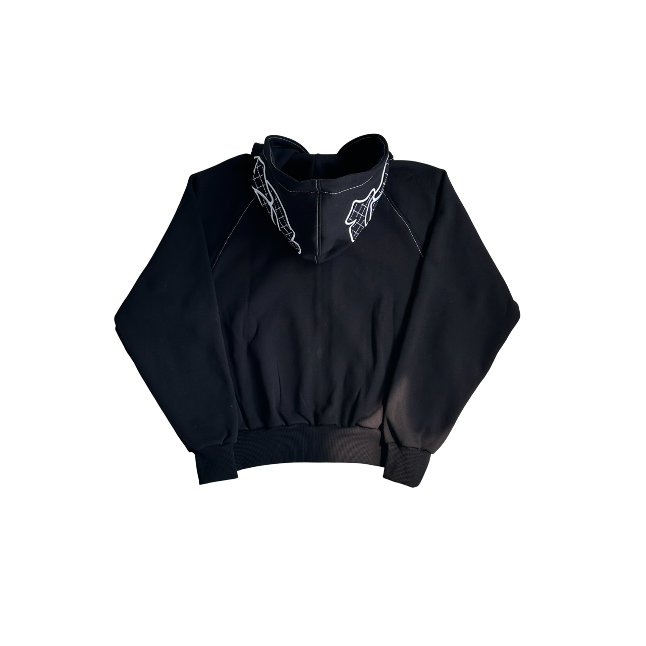 6PM Horseshoe Zip Hoodie - (BLACK)