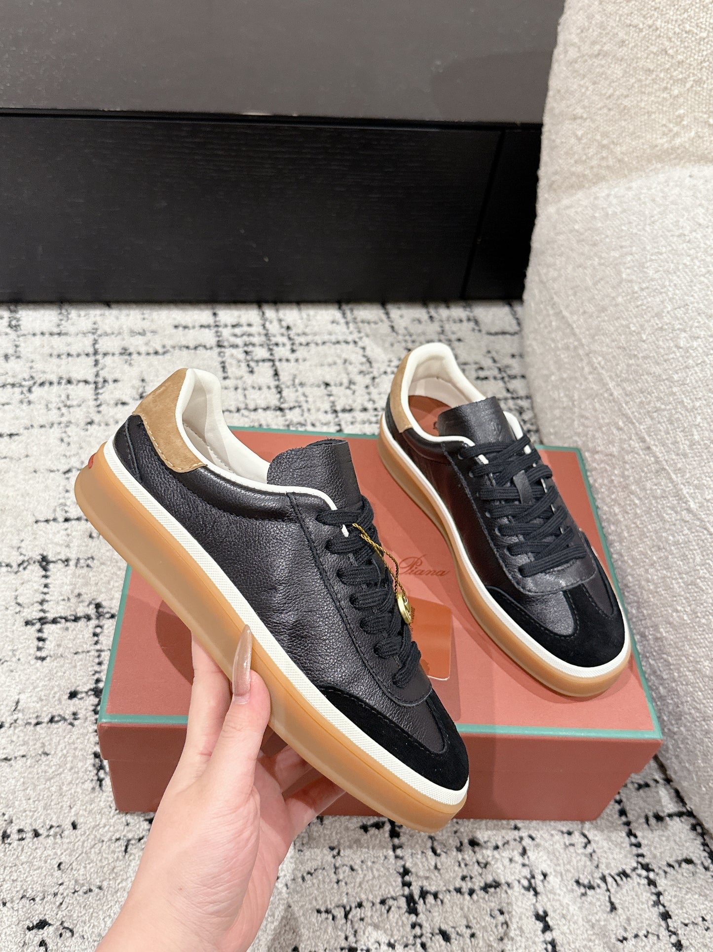 Loro Piana Tennis Walk Black