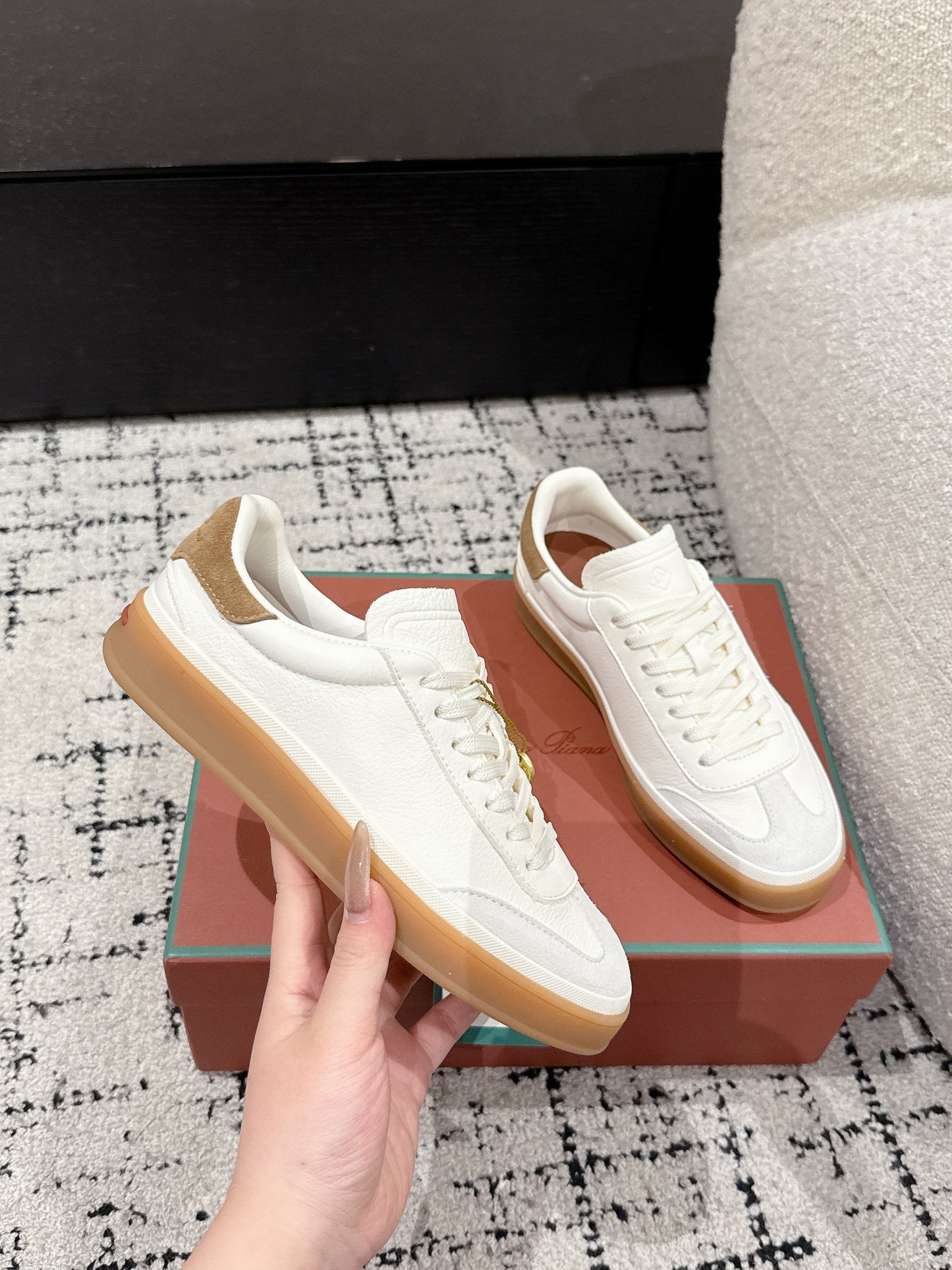 Loro Piana Tennis Walk Pale Ivory
