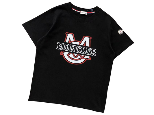 Moncler M Logo Tee Black